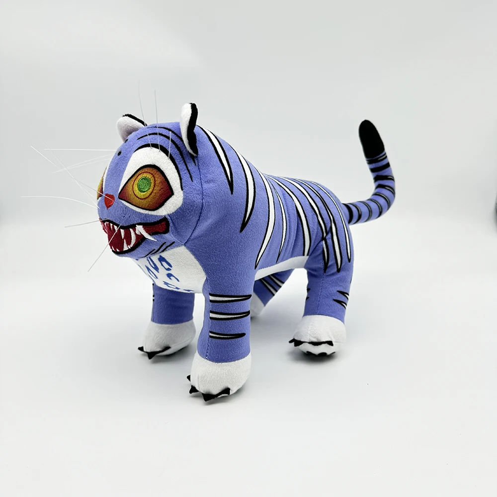 뜨거운 판매 TreasuringU 새로운 Kpop 악마 플러시 장난감 게임 헌터 타이거 박제 장난감 인형 생일 선물!! !