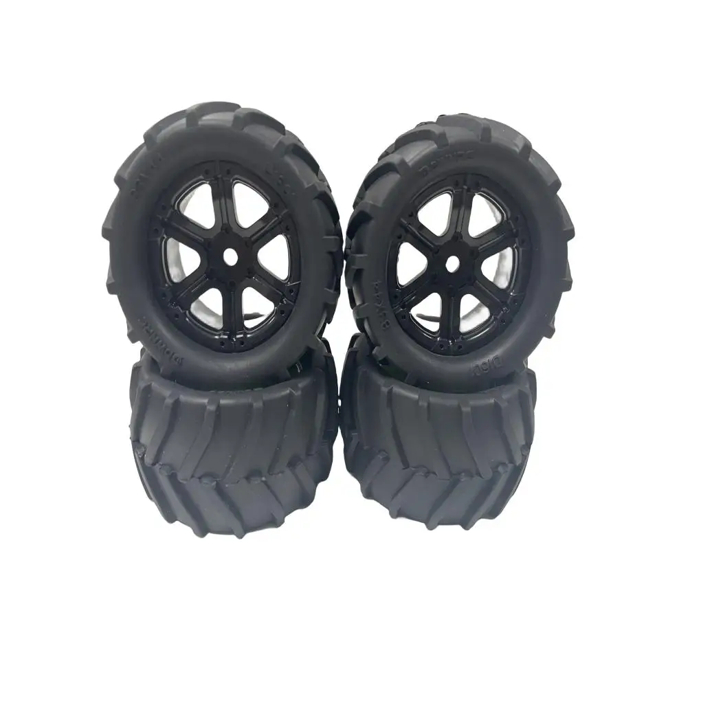 

1 14 Wheel Rims Tyre RC Upgrade Part Plastic Durable Rc Wheel Rims Tyre For MJX 14210 RC Car Part RC Car Accessories Black