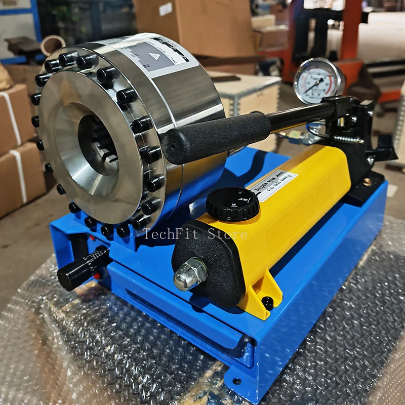 آلة تقليص الأنابيب المقسمة آلة ضغط الأنابيب اليدوية آلة سحب الخراطيم الهيدروليكية أنابيب فولاذية صغيرة محمولة