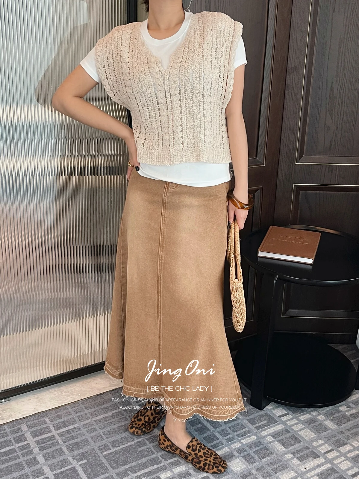 Denim Flare Trumpet Long Skirt Y2k Woman Clothing 2024 Spring Summer Korean Fashion Style Vintage High Waist Jeans Dress Lolita