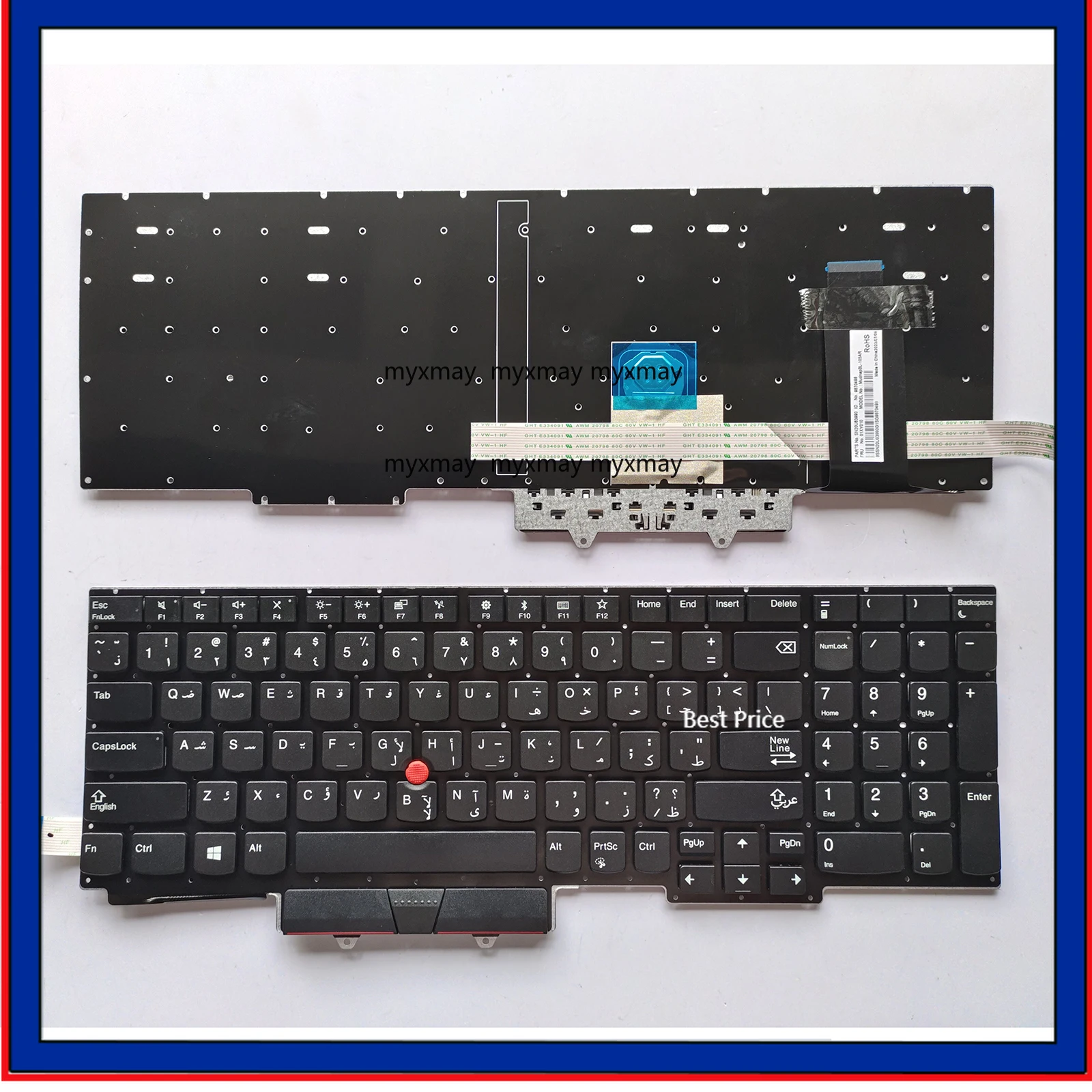 

AR for Lenovo Thinkpad E15 GEN1 GEN2 GEN3 GEN4 R15 Laptop Keyboard
