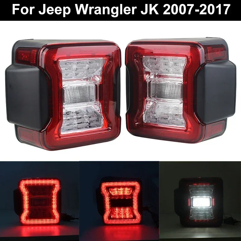

1 Pair LED Brake Lights Rear Reverse Turn Signal Lamp for Jeep Wrangler JK 2007-2017 (EU Version)