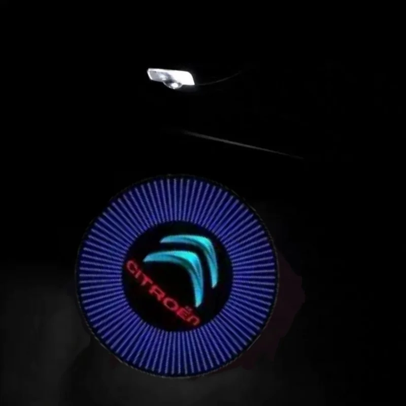 

2XCar Door LED Logo Lamp Proiector Welcome Light for Citroen C4 C5 C3 C2 C4l C1 Ds3 Ds5 Xantia C8 Ds Berlingo Saxo Xsara Picasso