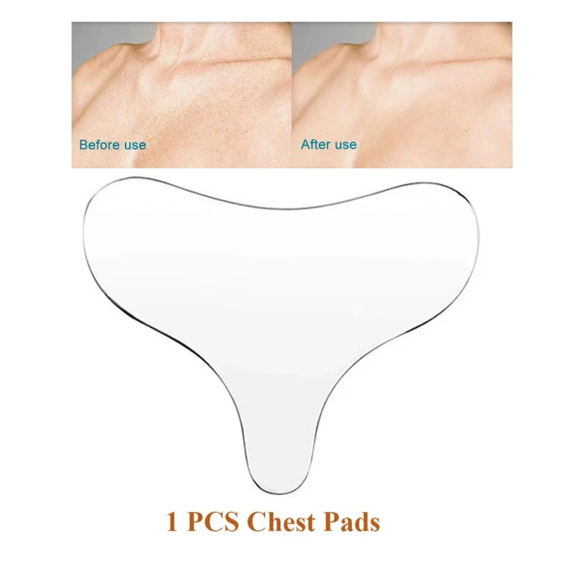 2 قطعة/المجموعة المضادة للتجاعيد الصدر الرقبة بطانة حماية من السيليكون قابلة لإعادة الاستخدام قابل للغسل بقع مزيل العلاج مكافحة الشيخوخة تشديد السلس العناية بالبشرة #4