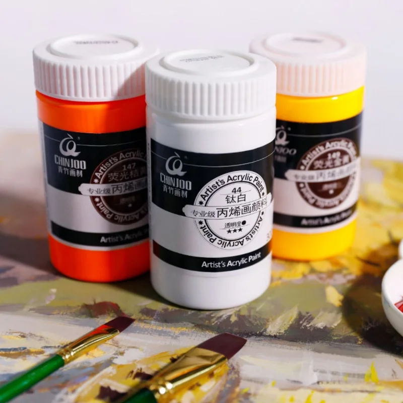 300ml Waterproof Acrylic Paint for Wall Mural Plaster Doll DIY Graffiti Art Student Painting Supplies