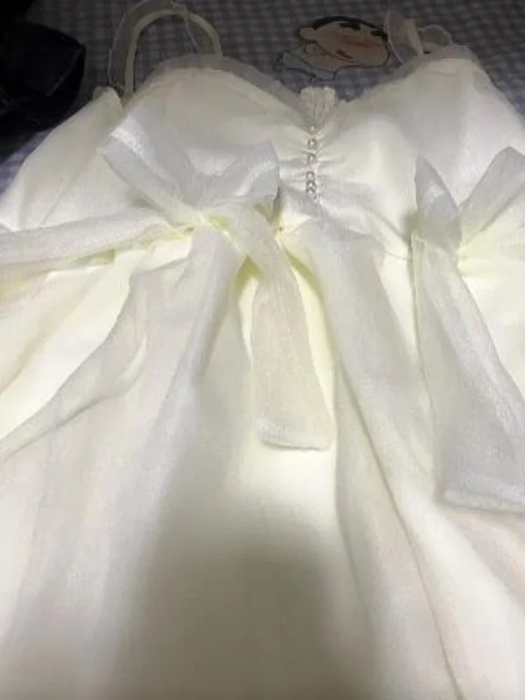 Vestido de baile feminino doce mini babados puro estilo japonês feminino vintage verão cintas lolita roupas macias malha princesa
