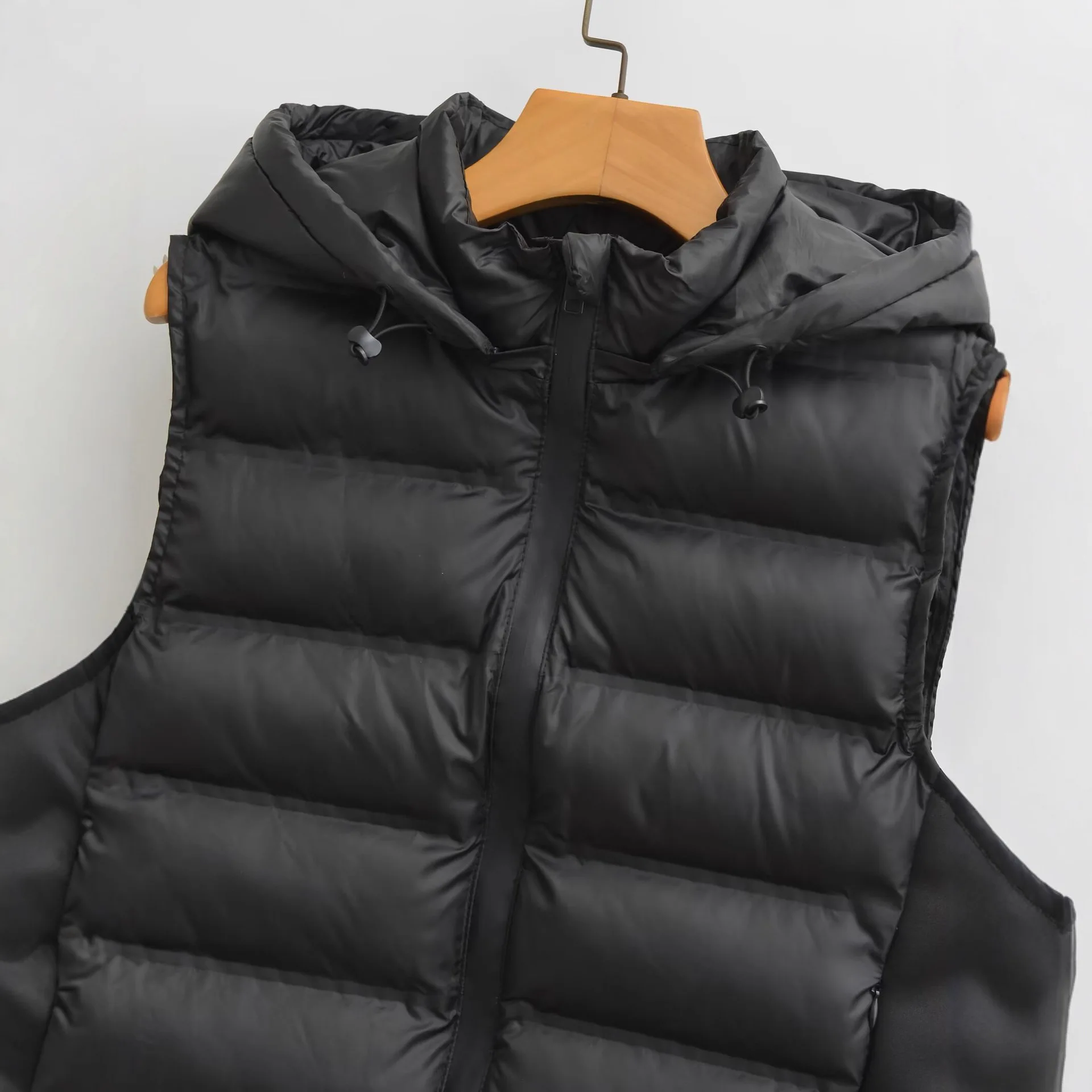 Coletes coletes grossos das mulheres topos para mulher primavera anti-rugas algodão sob medida contorno estilo preppy deslocamento diário respirável