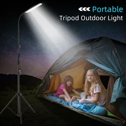 84LEDs 1680LM Adjustable LED Floodlight Desk Floor Lamp Portable Camping Lantern Working Light Stand Outdoor Stand Fill Lighting