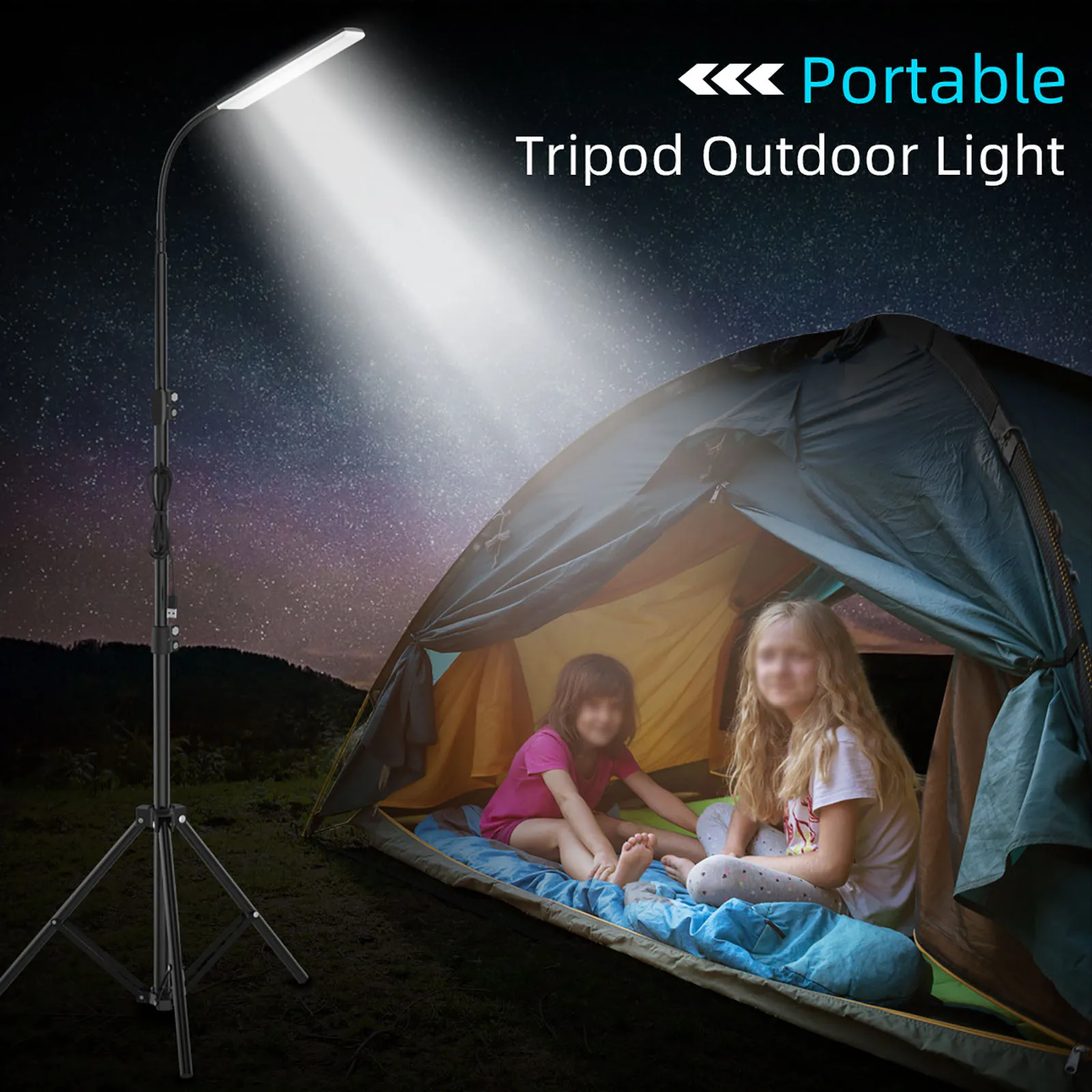 leds portatil de 360 graus ajustavel acampamento ao ar livre luz com 18m tripe acampamento trabalho fotografia suporte luz preenchimento 84 01