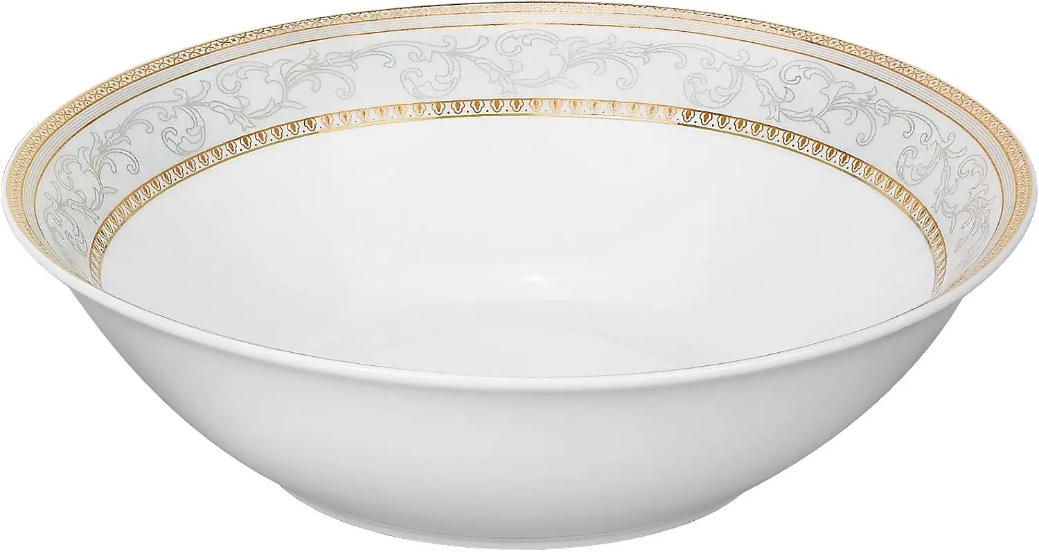57-Piece Porcelain Dinnerware Set, Complete Tableware Collection with Service for 8
