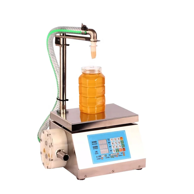 

Easy to operation high speed Semi Automatic weighing filling machine for juice/milk/drinking water