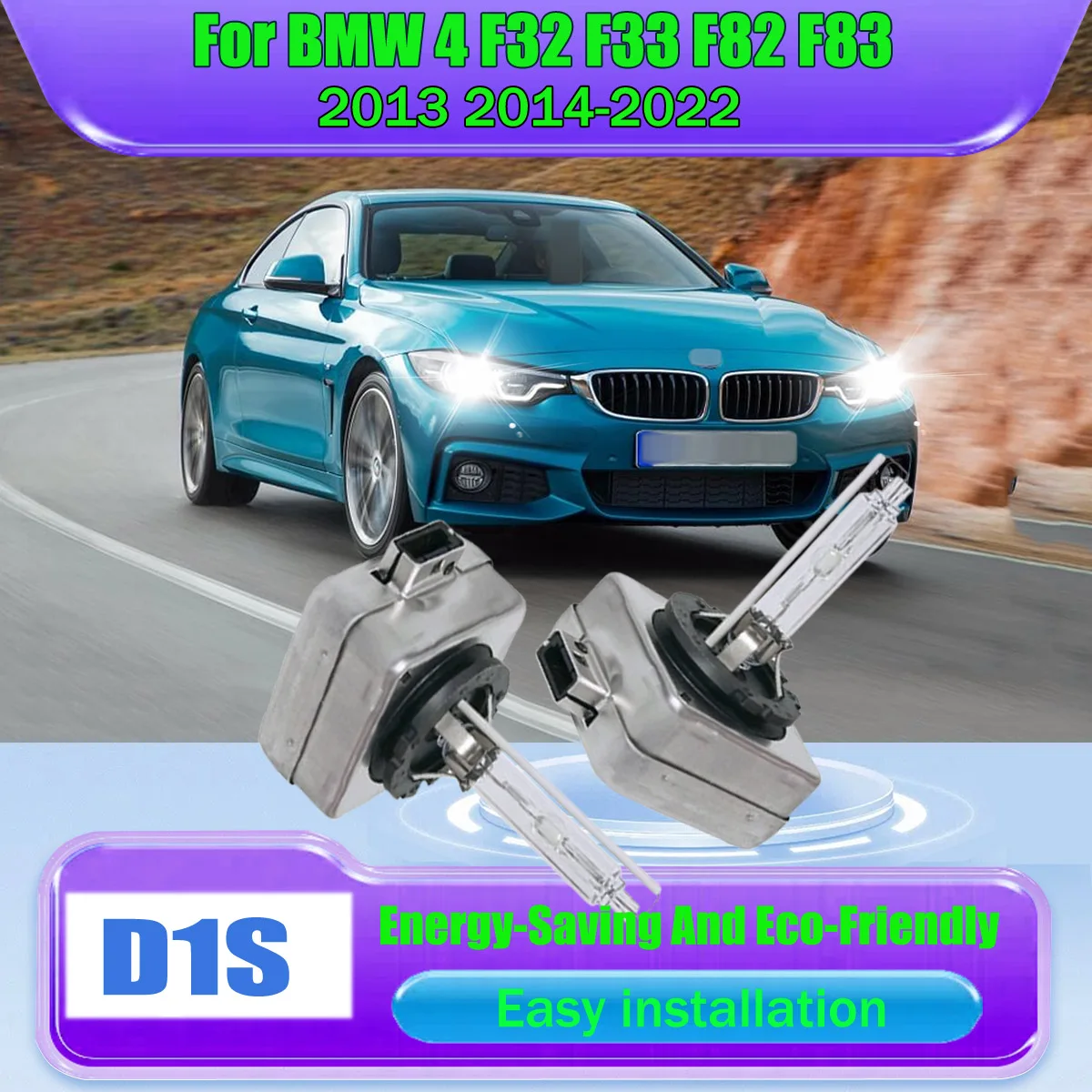 

HID Headlight D1S 6000K Xenon Bulb No Dark Spots Auto Accessories For BMW 4 F32 F33 F82 F83 2013 2014 2015 2016 2017 2018-2022