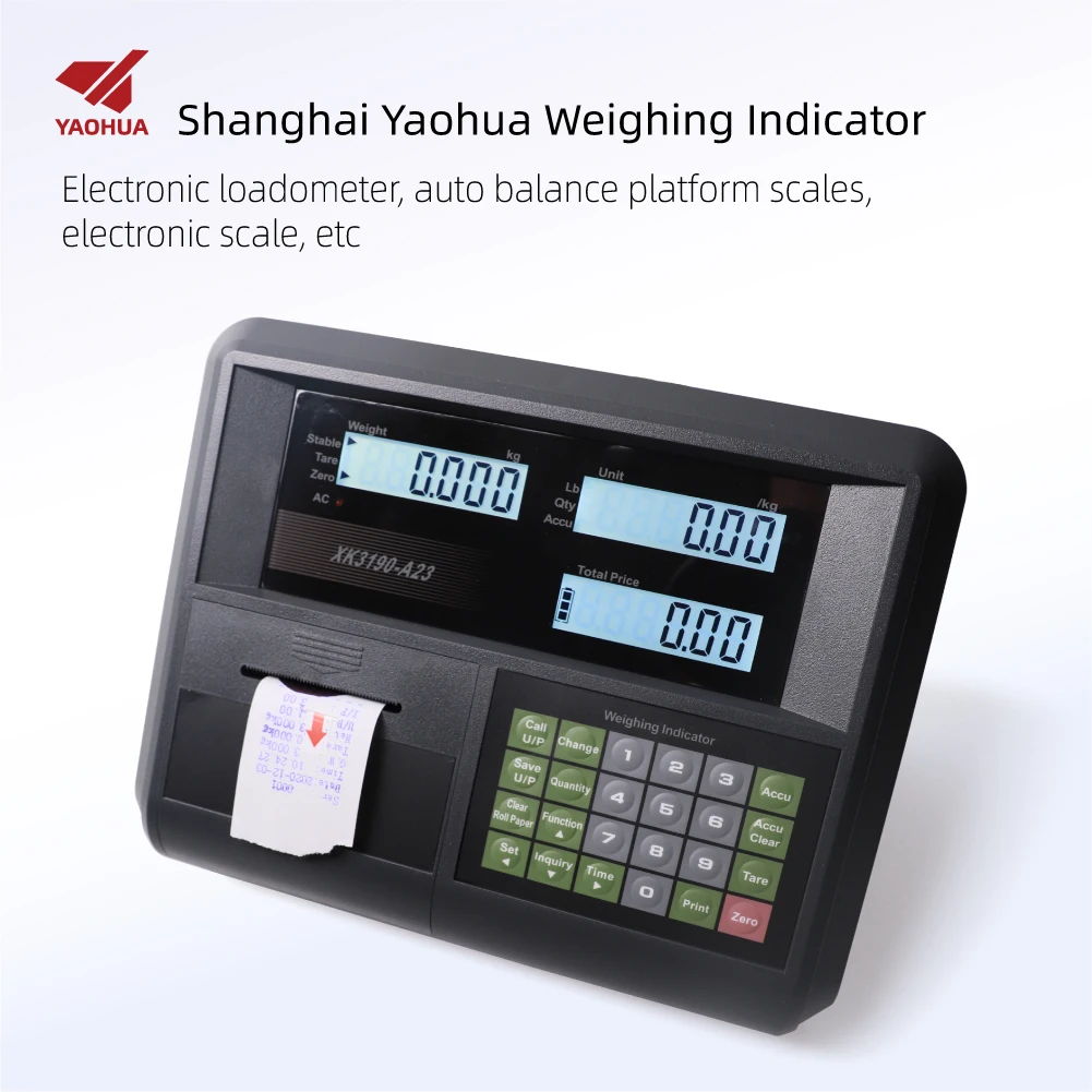 XK3190-A23 LED Display Electronic Weighing Instrument Controller Weighing Scale Indicator with Printer