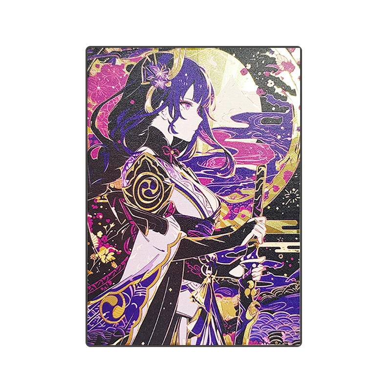 

Anime Goddess Story Diy Homemade Card cartoon character Raiden Shogun Keqing Collectible card toy Christmas birthday gift