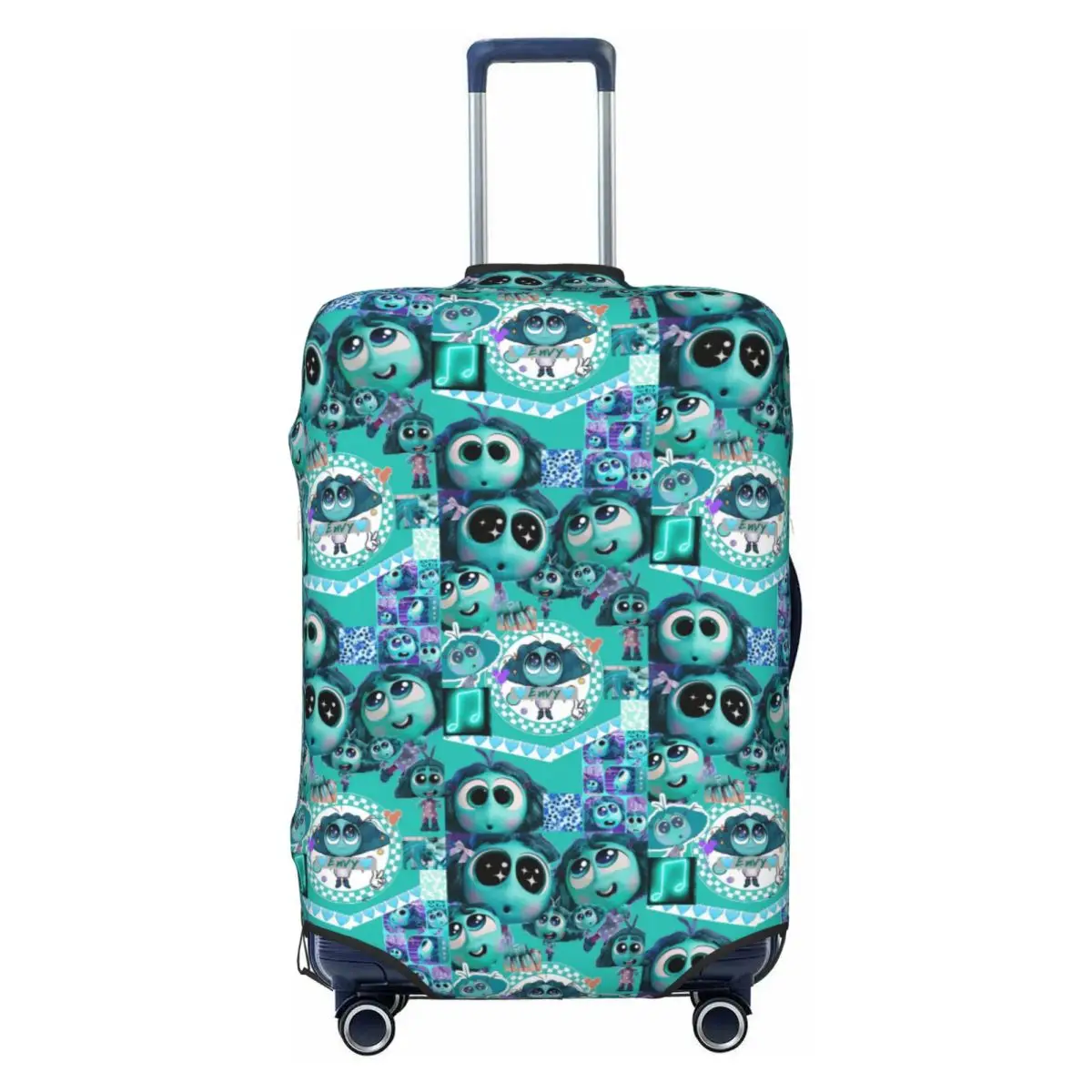 

Custom Funny Inside Out Envy Anime Cartoon Luggage Cover Protector Dust Proof Travel Suitcase Covers