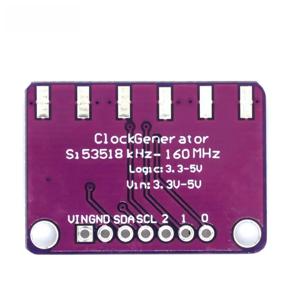 Módulo generador de reloj I2C Si5351A de alta precisión 3V-5V con salidas SMA para Arduino/Raspberry Pi
