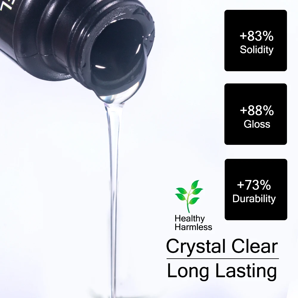 KODIES GEL 30ML rubberen basislaag toplaag UV gel nagellak Super Shine gel afwerking manicure groot formaat functie gellak mat