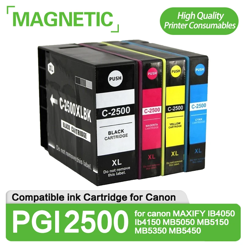 PGI 2500 2500Compatible for PGI-2500 PGI 2500 PGI2500 ink cartridge for canon MAXIFY IB4050 Ib4150 MB5050 MB5150 MB5350 MB5450