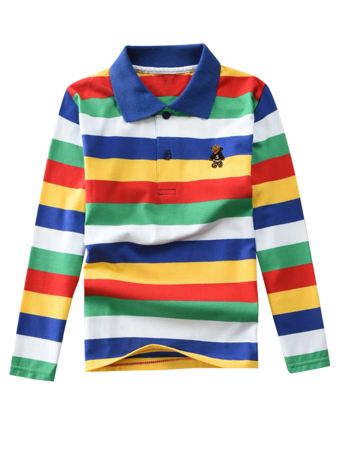 

Boy's Polo shirts Children kids Golf T Shirt Long sleeves Casual Top For Daily And Outdoor Wear