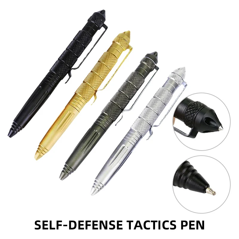 High Quality Steel Multifunctional Tactical Pen, Non-slip, Portable, Self-Defense, Aluminum Glass Circuit Breaker, Survival Tool