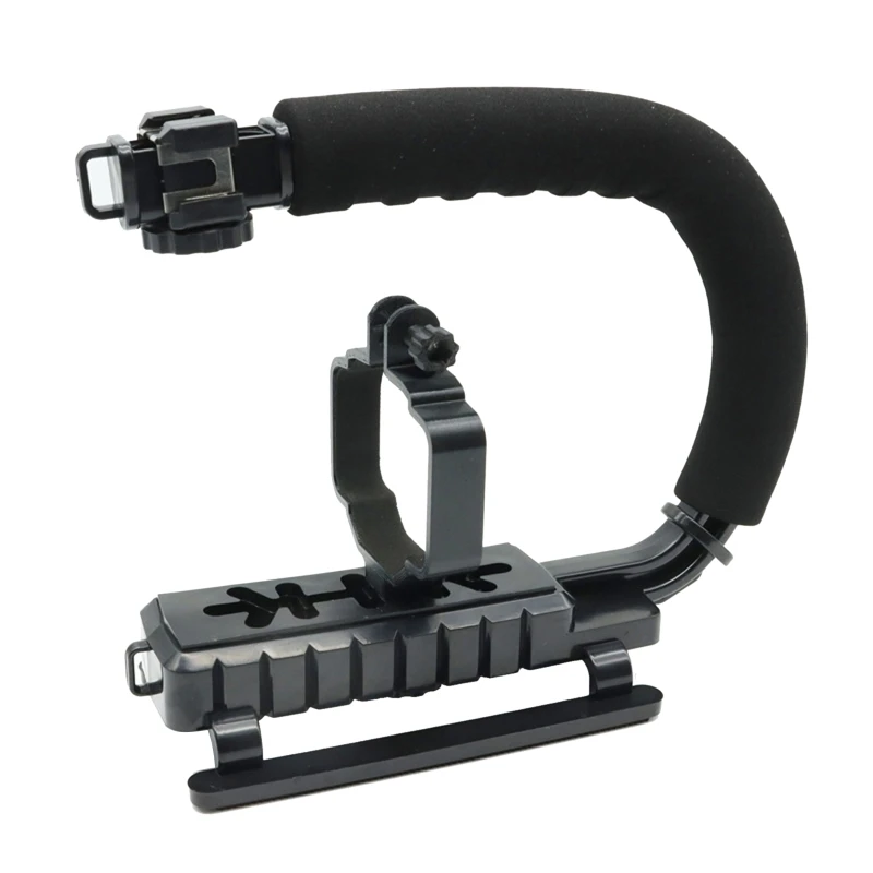 Handheld Stabilizer Bracket Video Action Stabilizing Handle Grip with Hot-Shoe Mount for dji Mavic 3, 2, Pro, Air 2/2S X3UF