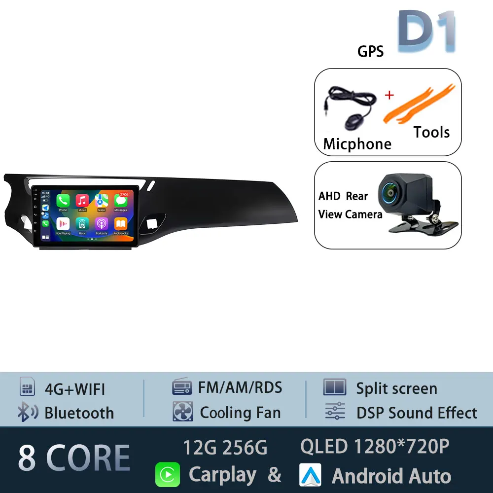 Android 15 Autoradio Voor Citroen C3 DS3 2010-2016 5G WIFI Head Unit Navigatie Autoradio DSP BT Draadloze Carplay Auto 4G