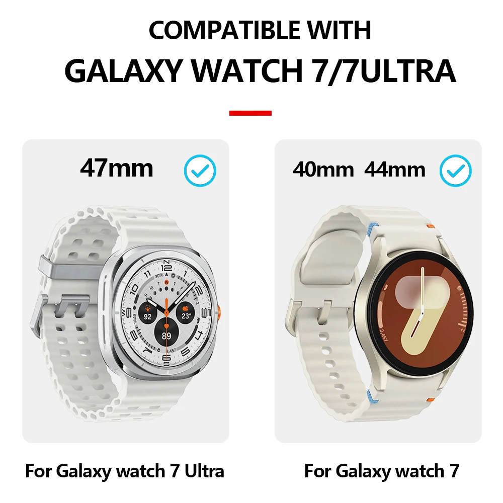 Screen Protector for SAMSUNG Galaxy Watch 7 44 40 47 mm Smartwatch Tempered Glass Anti-Scratch