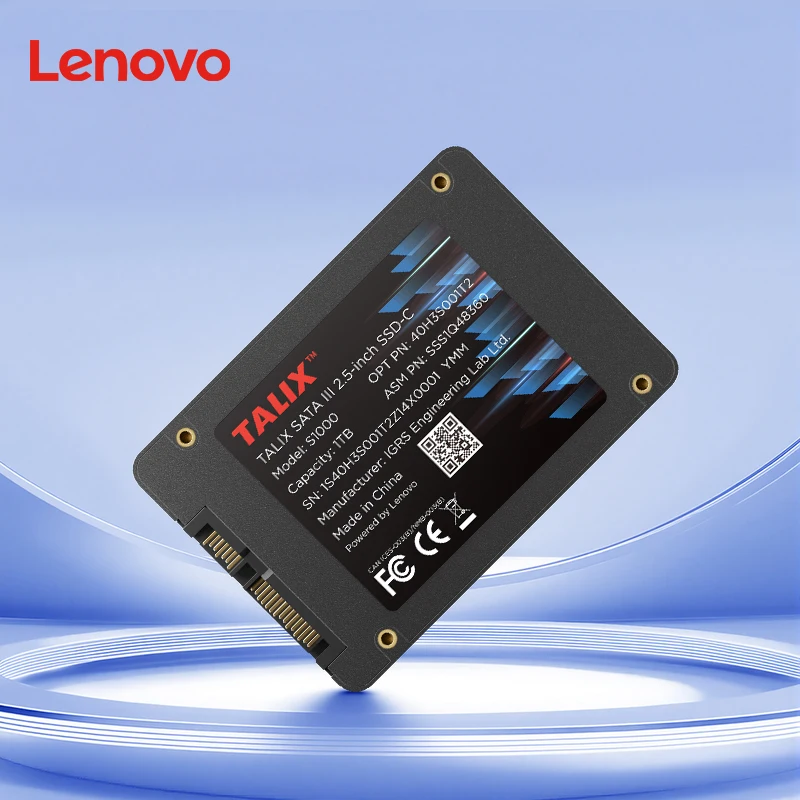 Lenovo TALIX SSD 2.5" SATA 3 III 128GB 256GB 512GB 1TB Internal Solid State Drive 500MB/s High Speed 3D NAND for Laptop Desktop image 6
