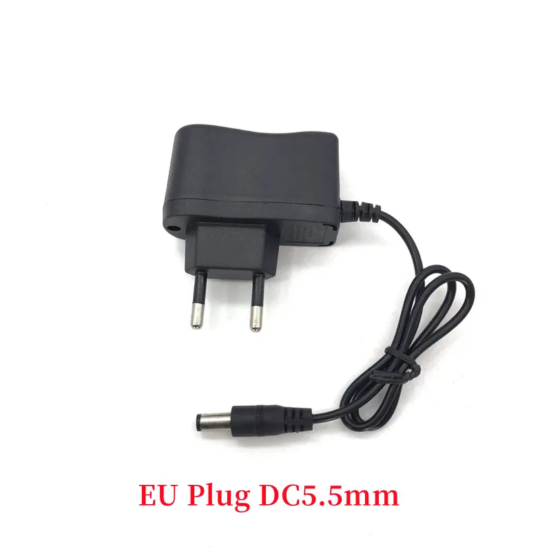 US EU Charger DC4.2V 3.5/5.5mm Flashlight Power Supply Charger 3.7V 500mA AC Smart Power Adapter 18650 Lithium Battery Charger