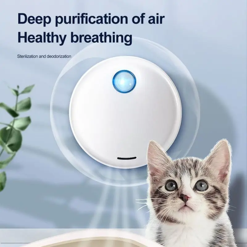 Smart Pet Odor Eliminator Pet Deodorizer for Dog and Cats Remover Indoor Dog Toilet Rechargeable Air Purifier Accessories