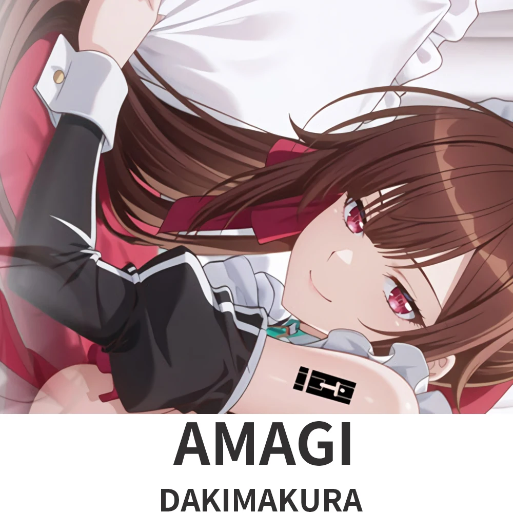 Ich bin der schurken Herr der interstellaren Nation Amagi Dakimakura 2WAY Hugging Body Kissenbezug Anime Kissen Kissenbezug