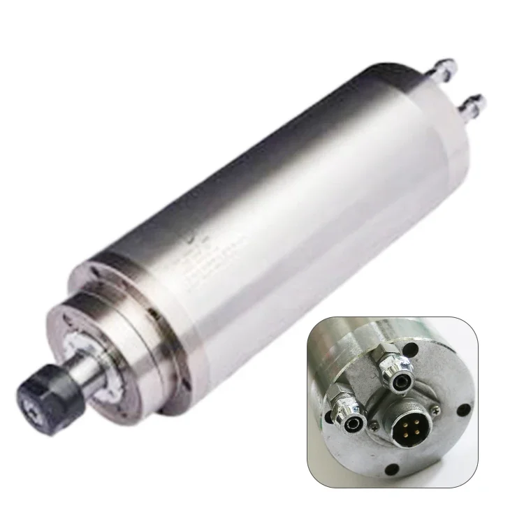 

Cnc Router Machine Tool Spindle Motor 2.2kw Water Cooled Lathe Boring Woodworking High Speed Milling Spindle Cnc Er20