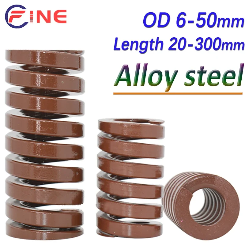 Die Mold Springs Compression Spring Heavy Load Brown Spiral Stamping Compression Mould Spring Outer Diameter 6-50mm