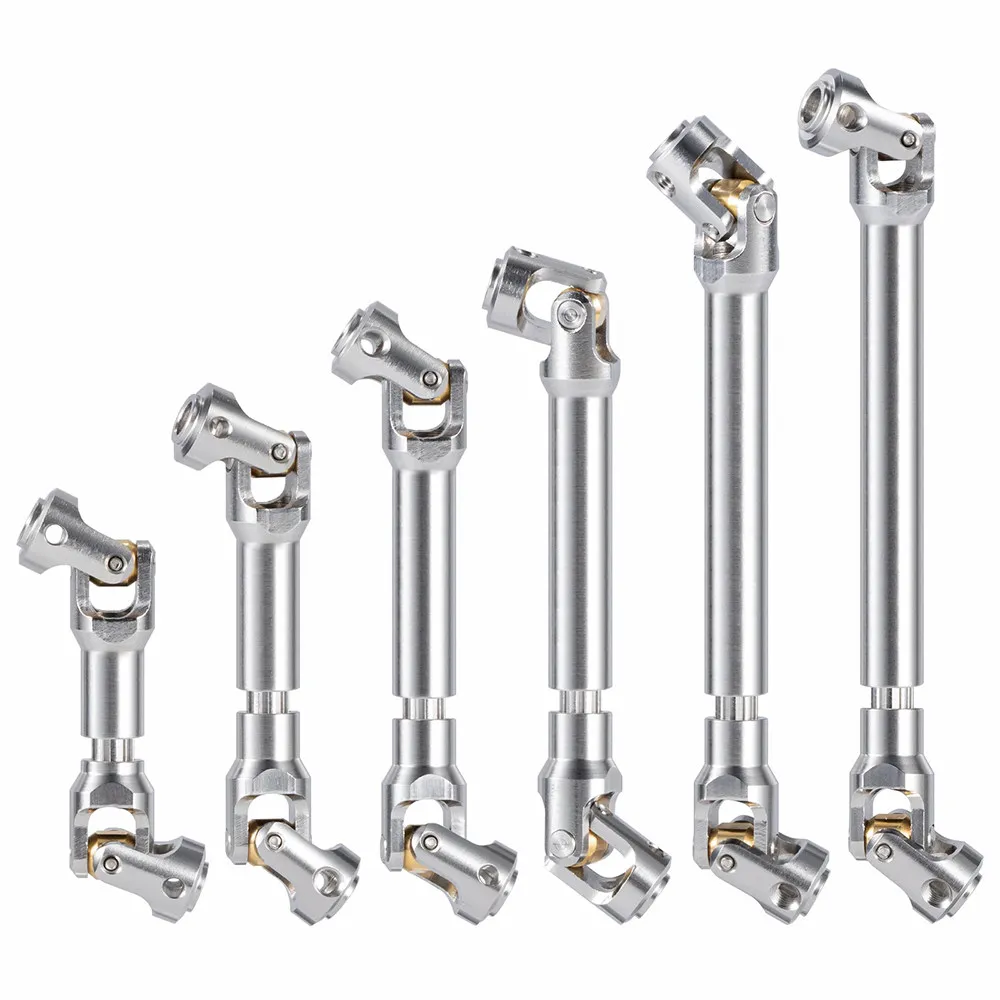 Stainless Steel Internal Spline Drive Shaft For 1/10 Scale Rc Crawler SCX10 TX4 Capra Wraith Metal Upgrade Replacement Parts