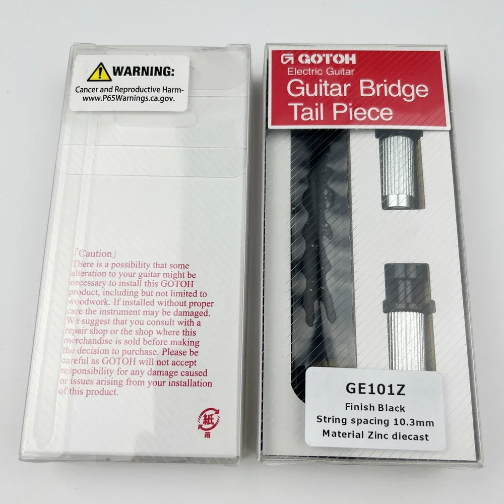 Original GOTOH GE101Z Tune-O-Matic Style Electric Guitar Bridge Tailpiece For LP SG DOT Custom MADE IN JAPAN