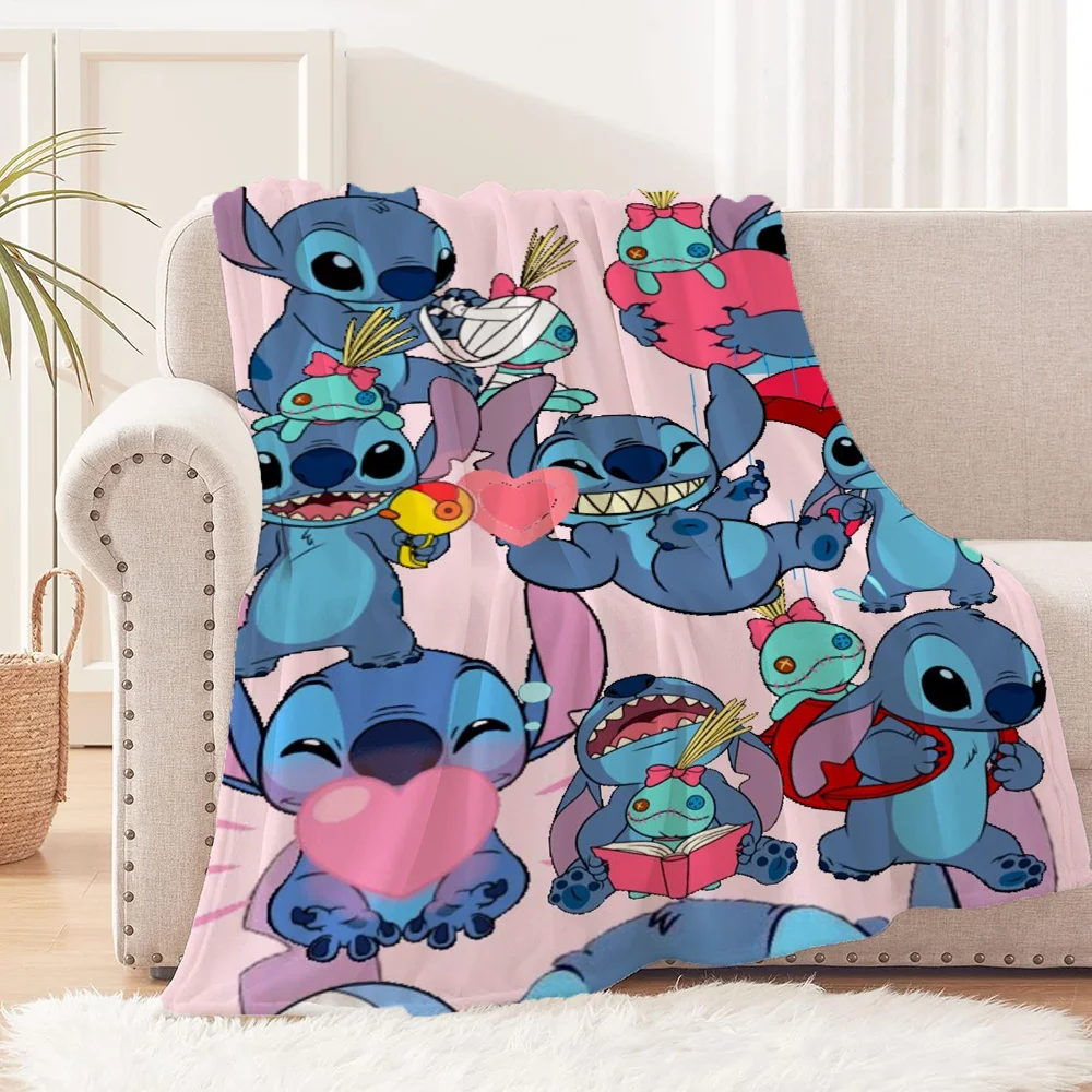 Children's Blanket Throw S-Stitch Cobija Fluffy Soft Blankets King Size Decorative Blankets for Sofa Microfiber Bedding Knee Nap