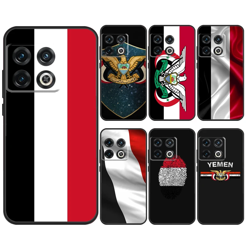 Yemen Flag Coat of Arms Case For OnePlus Nord CE 4 2 3 Lite N10 N20 OnePlus 12 11 9 10 Pro 8T 9RT 10T 10R 12R Cover