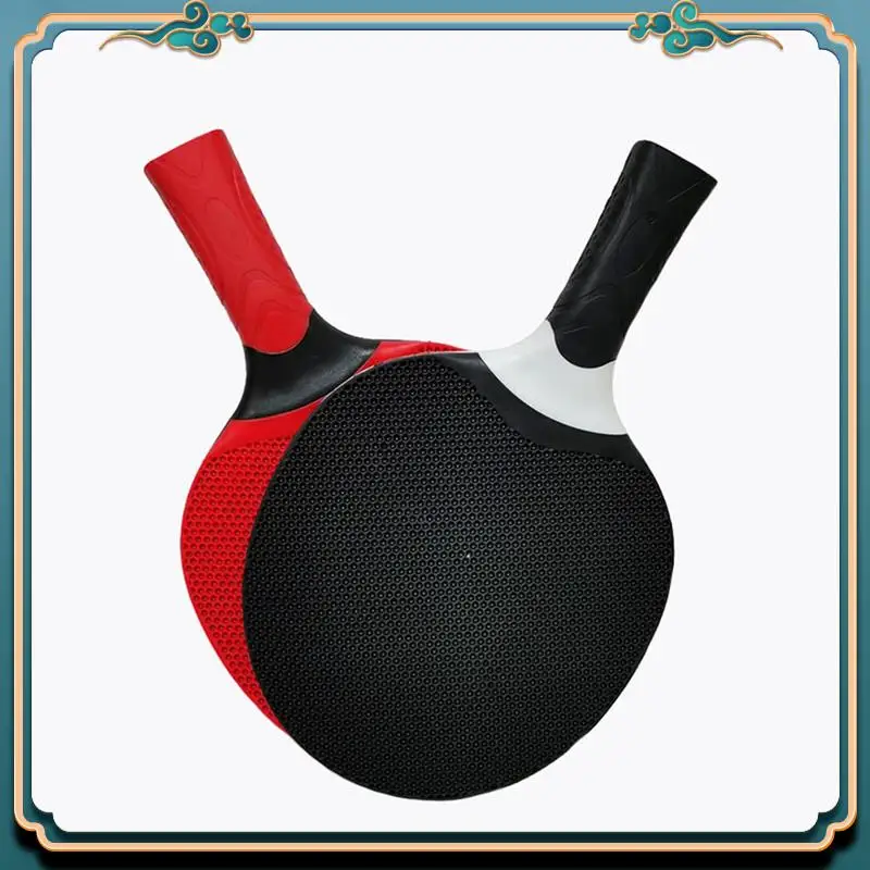 초보자 훈련 및 대회에 적합한 ABMV-스포츠 용품 실리콘 다색 탁구 라켓