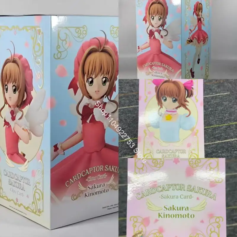

Original BANDAI NAMCO BANPRESTO In stock Card Captor SAKURA KINOMOTO Pvc Anime Figure Model Desktop ornament Festival Gifts Toys