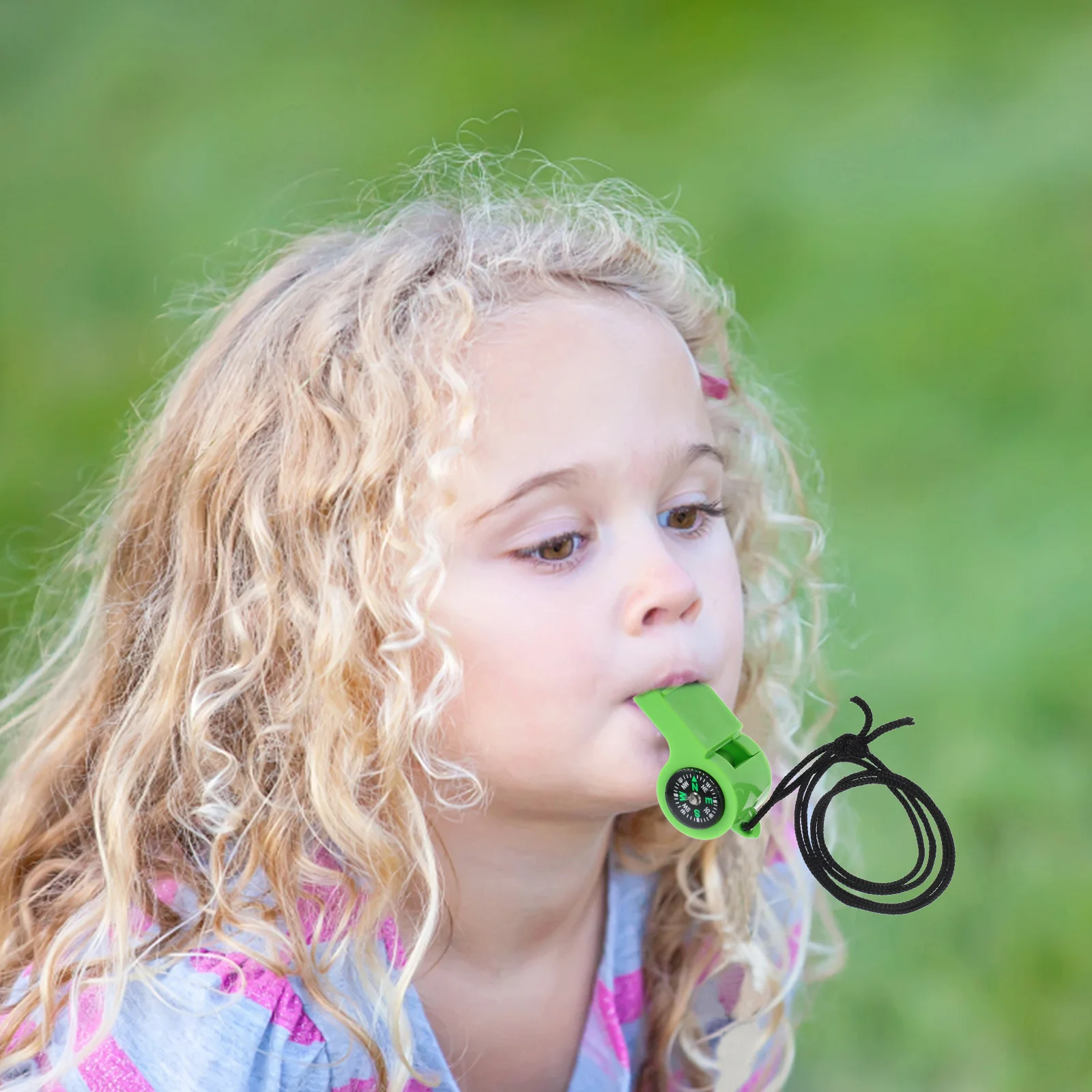 

5Pcs Whistle ABS Bright Colored Hanging Whistle Multipurpose Sports Referee Emergency School Party Kids Favors Training Cheering