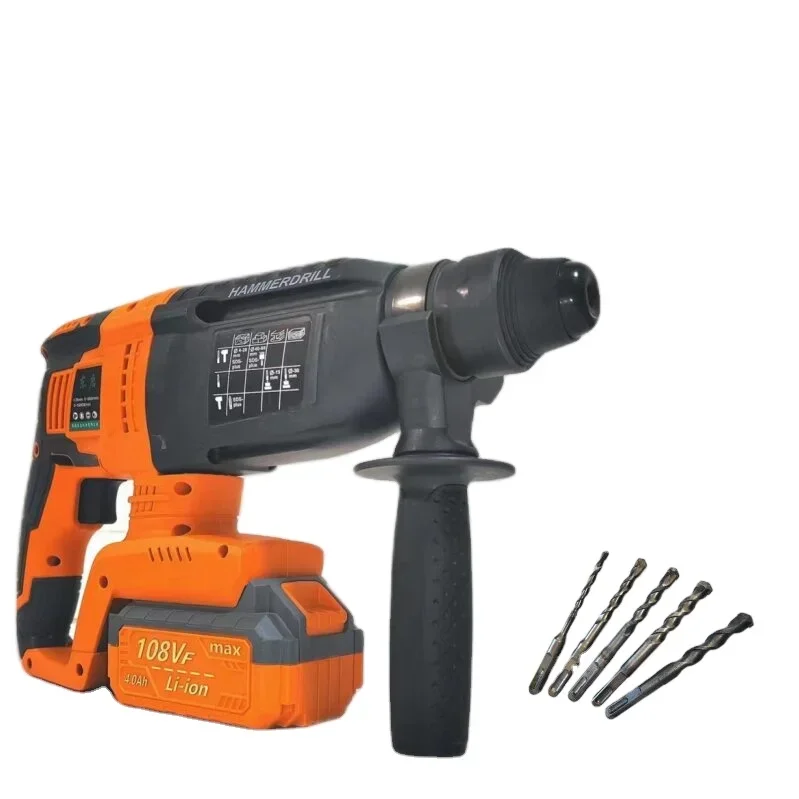 Hot new product factory price 24V cordless electric tool 30mm lithium hammer drill concrete wood drilling electric tool set