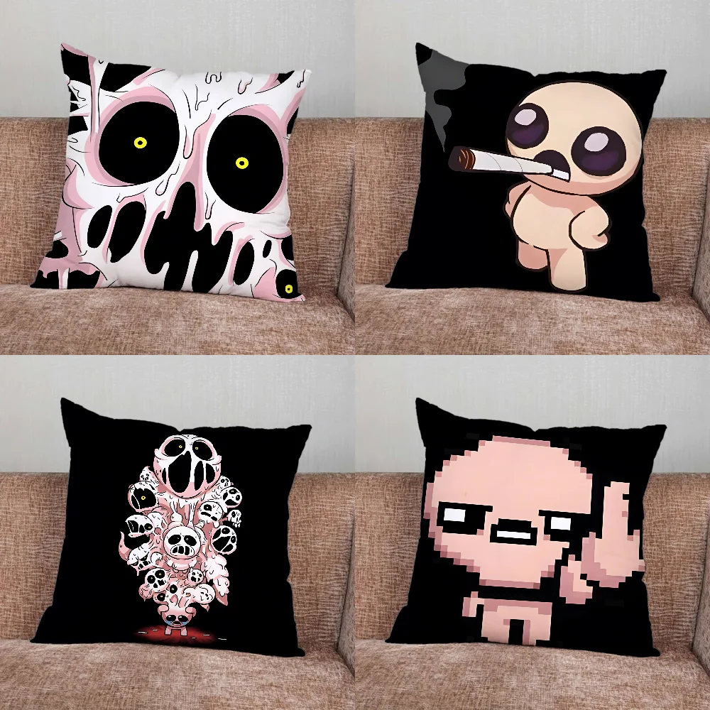 Game The B-Binding Of Isaac Pillow Case For Home Bedroom Car Office Decoration Living Room Sofa Cushion Cover Suitable