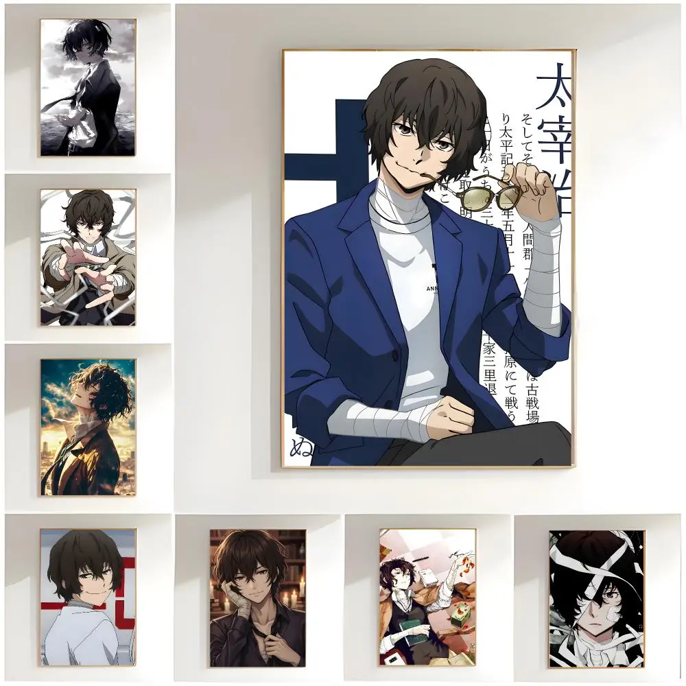 classic author o-osamu dazai Poster Classic Wall Art  Home Decor  Peel and Stick Unframed
