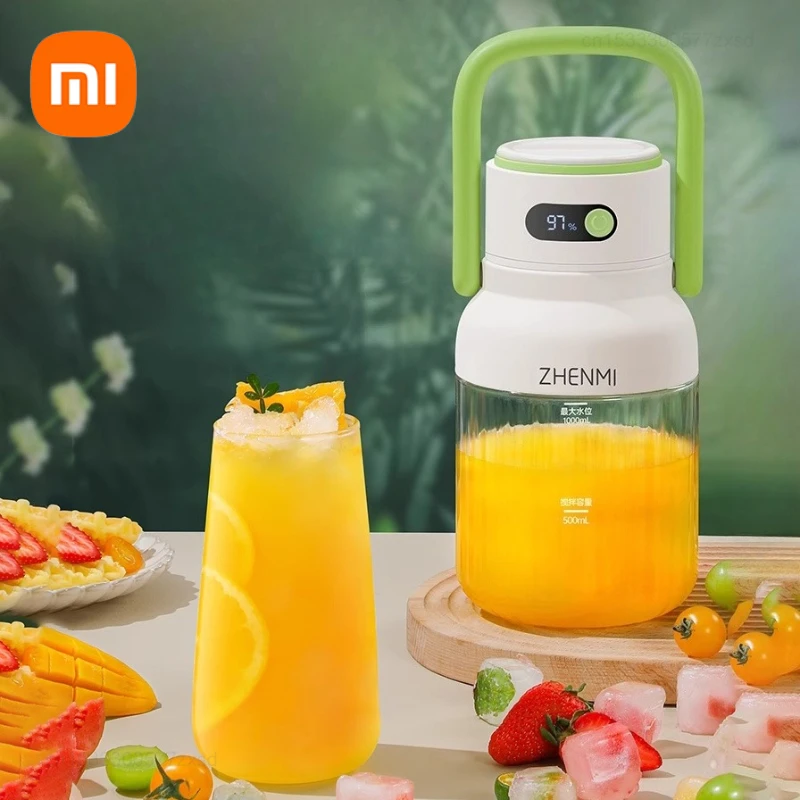 

Портативная соковыжималка Xiaomi, маленькая бытовая многофункциональная соковыжималка для жарки, беспроводная зарядка, чашка для сока фруктового сока, тонны, ведро