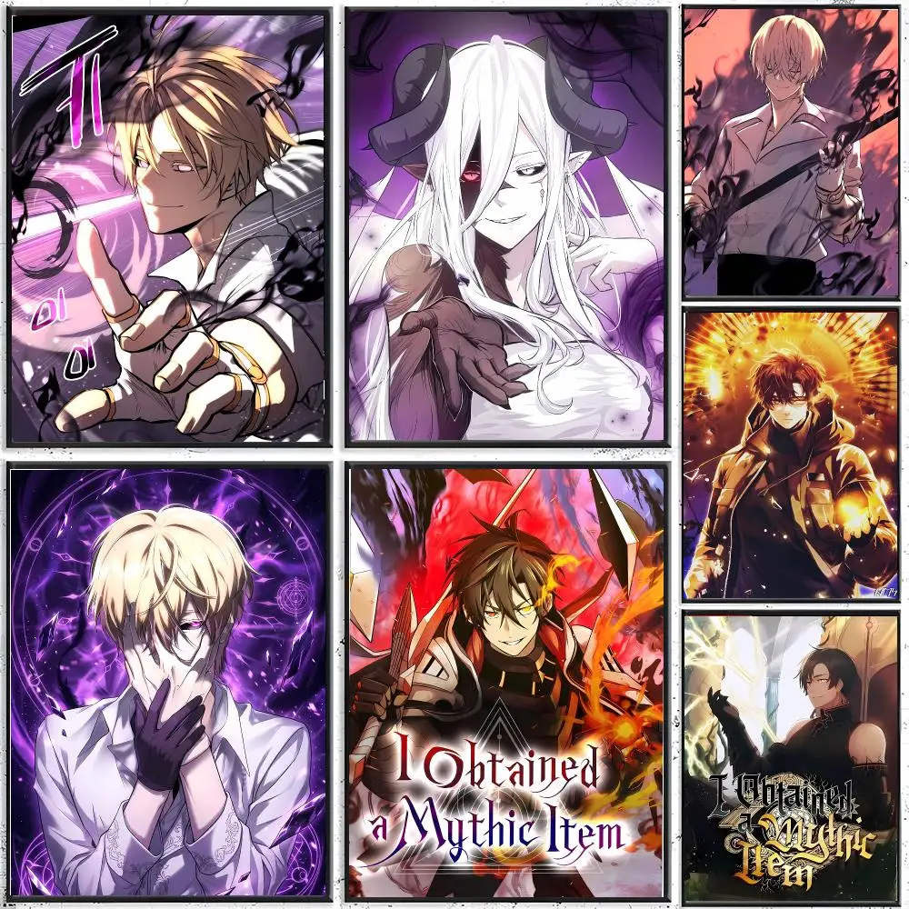 Epic Fantasy Webtoon I-I Obtained A Mythic Item Poster Modern Indoor Wall Decor & Aesthetic Home Space Design