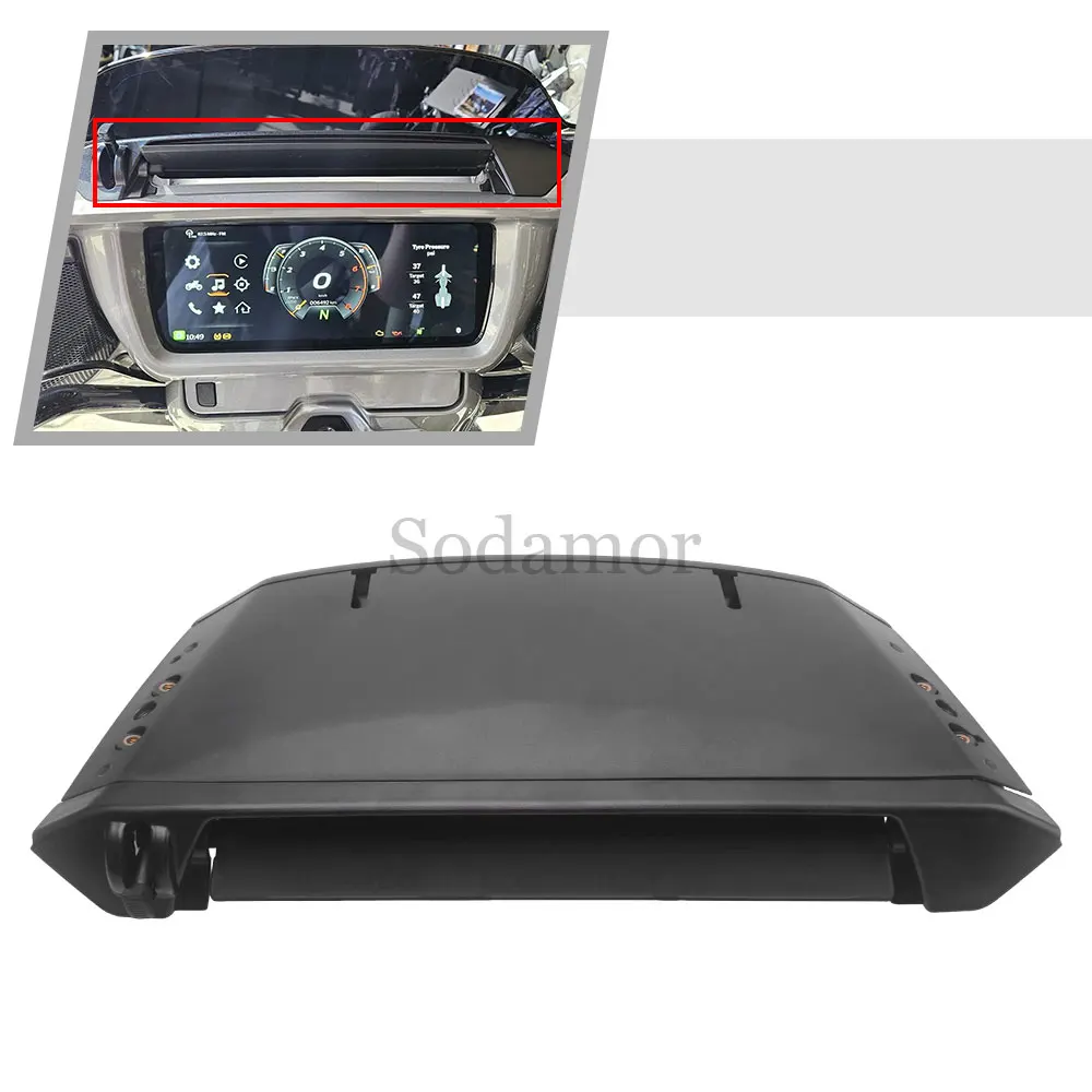 Motorcycle Inner Fairing Air Duct Longer Life Time Abs Plastic Fit For Harley Davidson FLHXSE FLHX FLHXU 2023-2025 Matte Black