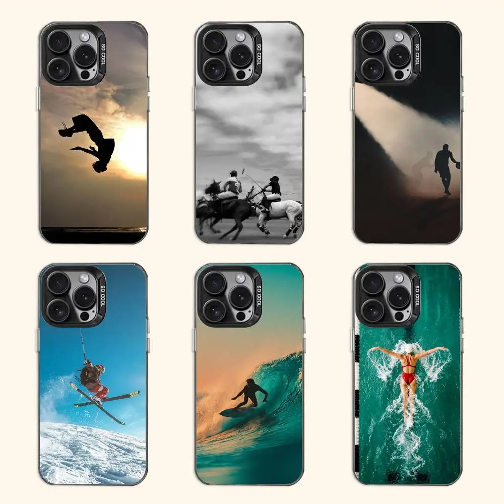 

Intense Sports Phone Case For iPhone 17 16e 16 15 14 13 12 Pro Max X XR XS MAX Back Cover