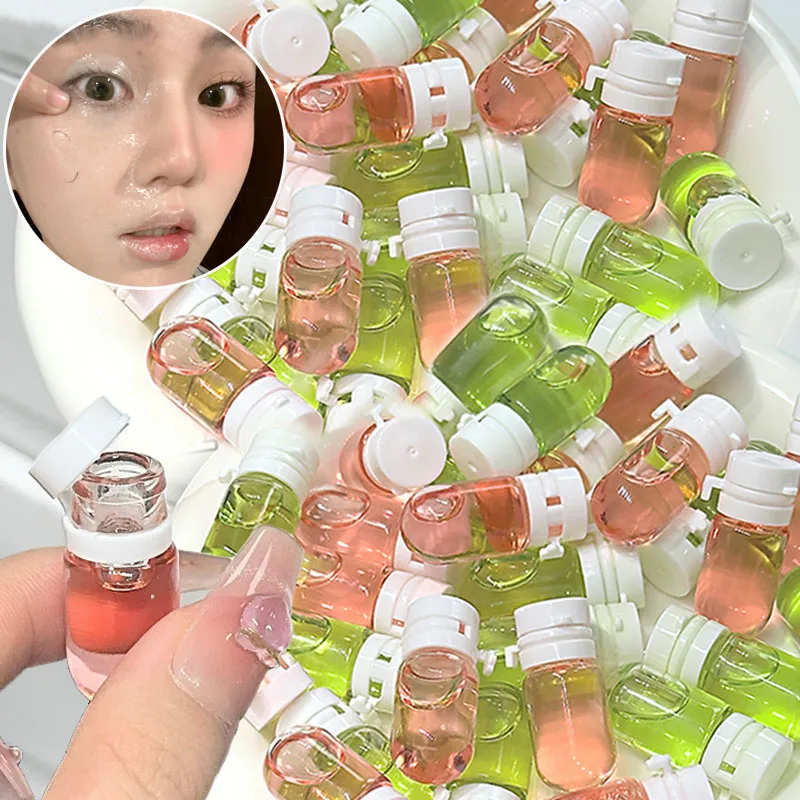 7 개/가방 영양 클렌징 오일 비 자극 페이셜 클렌저 딥 젠틀 클렌징 여행 휴대용 싱글 메이크업 리무버 오일