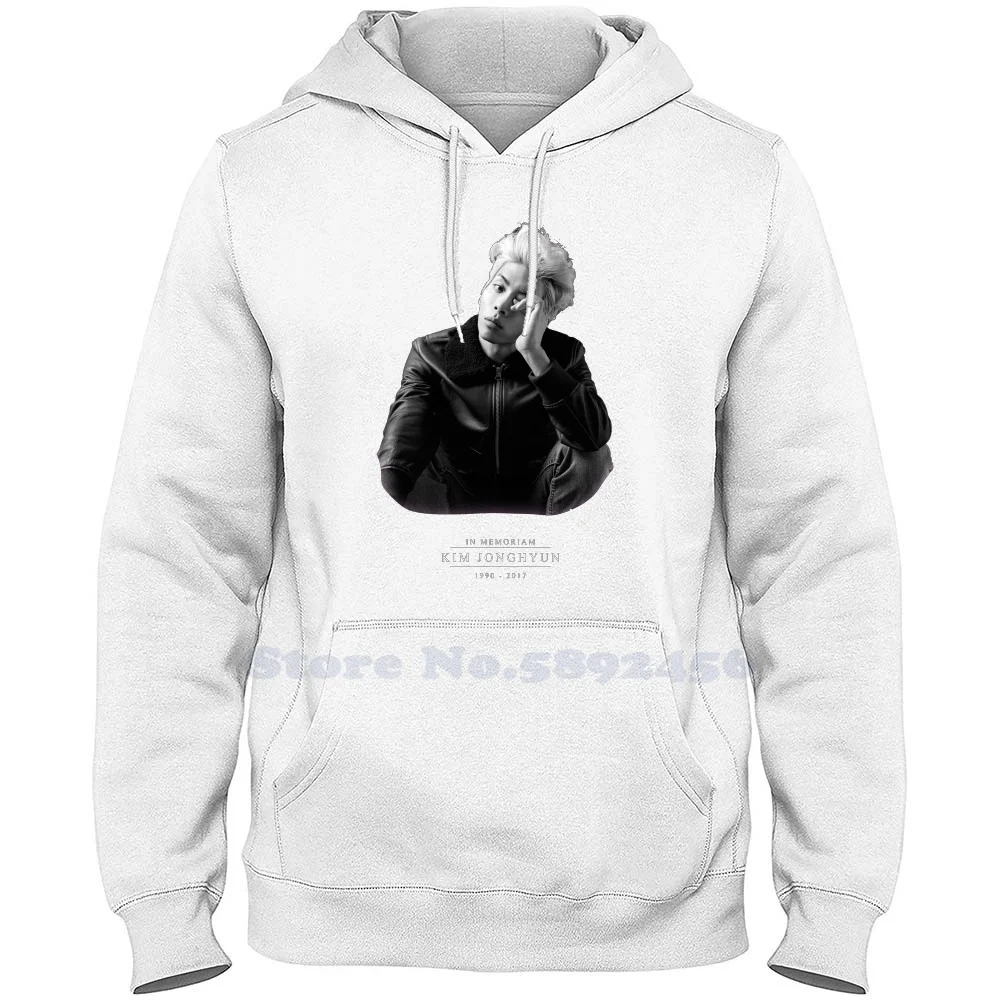 Jonghyun-In Memoriam 100% Pure Cotton Hoodie Kim Jonghyun Shinee Onew Key Lee Jinki Choi Minho Kim Kibum Lee Taemin Kpop In