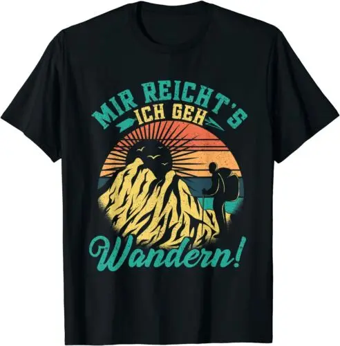 Neu mir reichts ich geh wandern Design für Wanderer Premium Geschenk Tee T-Shirt